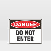 Custom Gate Signs,Danger Do Not Enter Sign